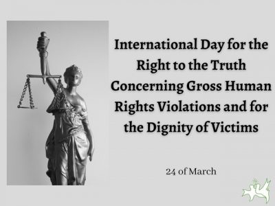 International Day for the Right to the Truth concerning Gross Human