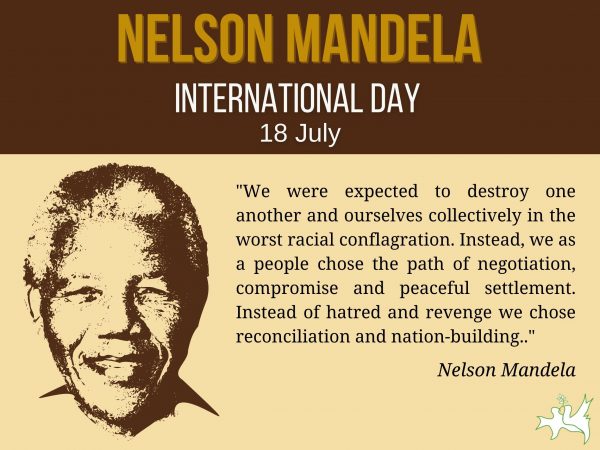 Nelson Mandela International Day – Peace and Cooperation