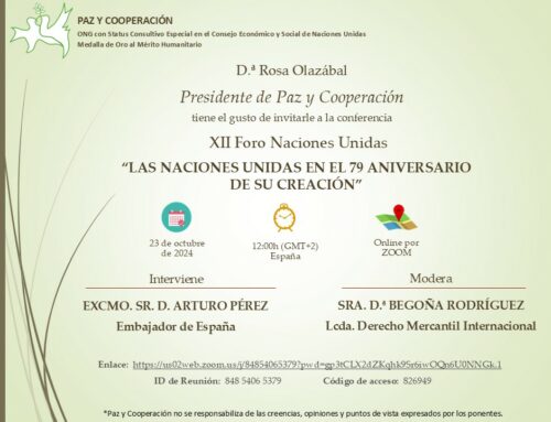 XII Foro Naciones Unidas: Las Naciones Unidas en el 79 aniversario de su creación